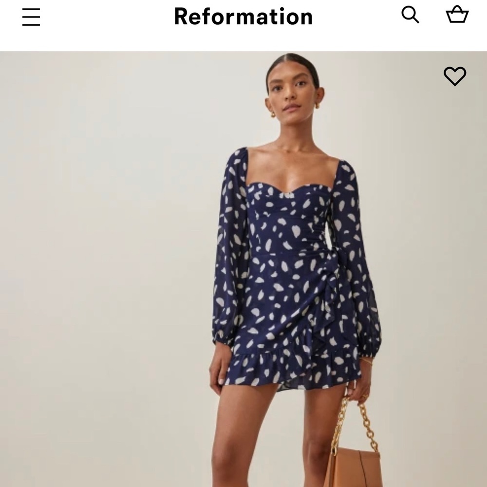 Reformation mini dress size 2